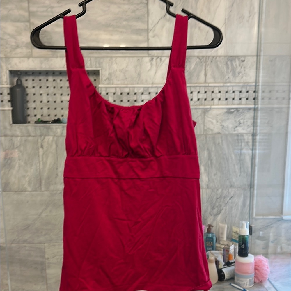 Fuchsia pink Sleeveless Top